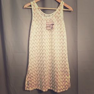 Flared Skirt Tank Dress - Jordan Taylor Beachwear - White